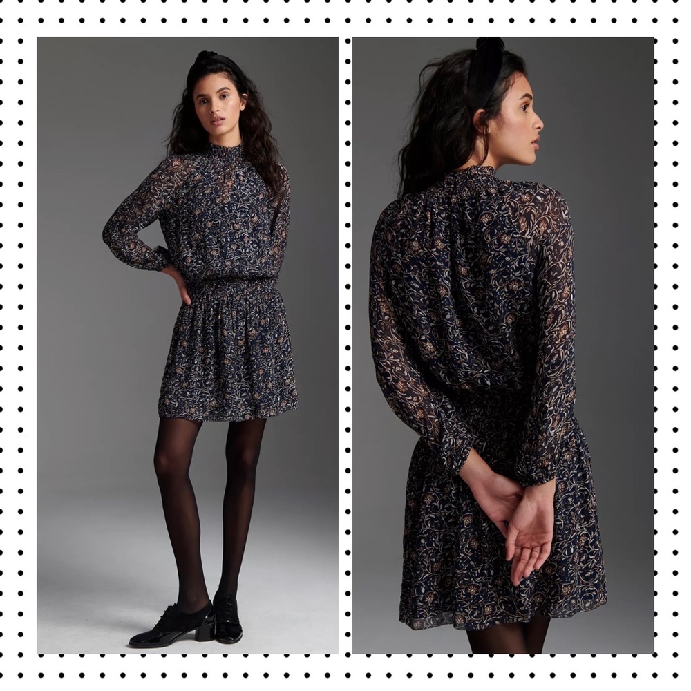 NWT Anthropologie VELVET - Kirsten Mini Dress M
